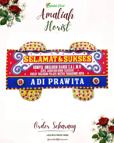 Papan Bunga Ucapan Selamat Siangan